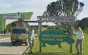  Tourists at Queen Elizabeth NP